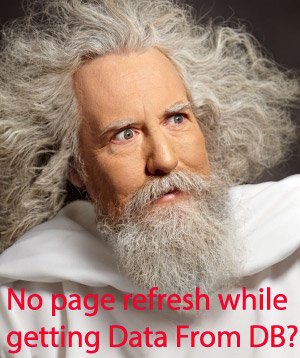 no page refresh in jquery ajax