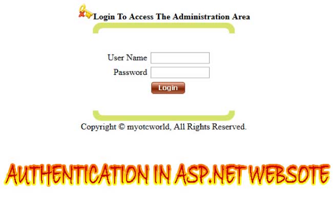 Authentication in ASP.NET