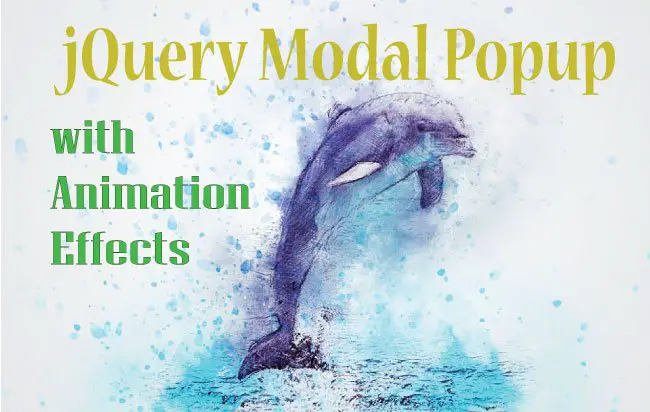 jquery modal popup