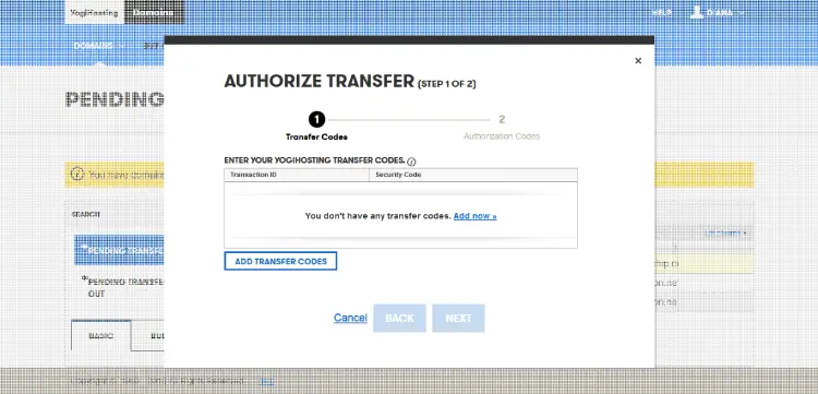 authorize transfer window