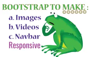 bootstrap responsive image video navbar