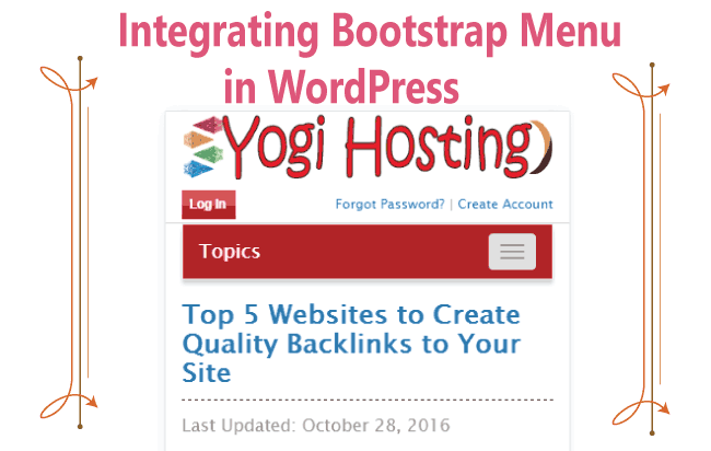 How to Integrate a Bootstrap Menu Into your WordPress website