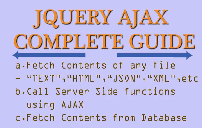 jquery ajax