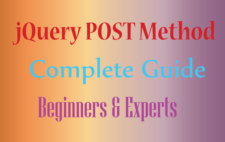 jQuery Post Complete Guide for Beginners and Experts - Examples & Codes