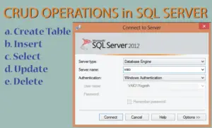 crud operations in sql server