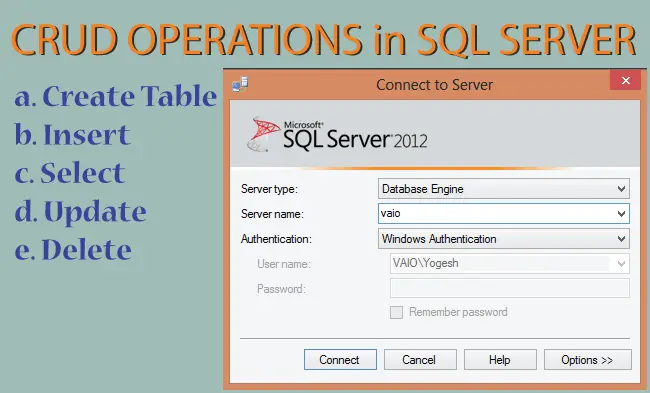 How to Perform CRUD Operations in SQL Server