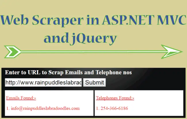 How to Create a Web Scraper in ASP.NET MVC and jQuery