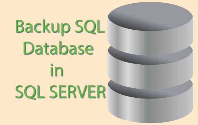 How to Backup SQL Database using SSMS