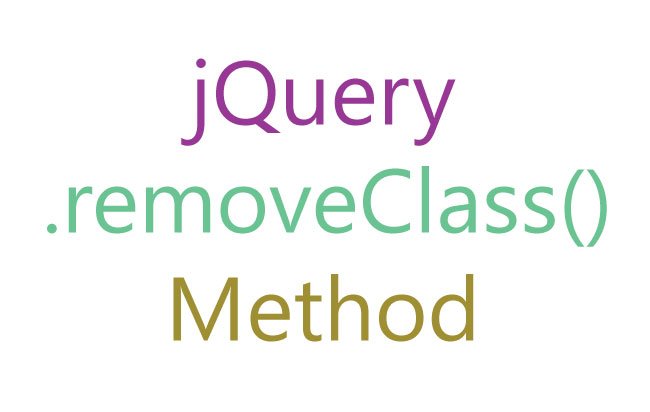 jquery removeclass