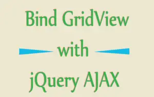 bind gridview with jquery ajax