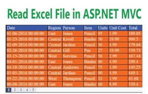 read excel asp net mvc