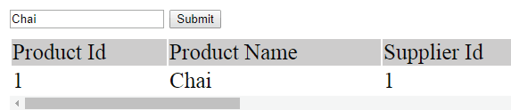 chai product search through API