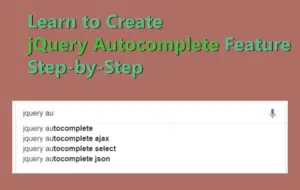 jquery autocomplete