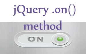 jquery on