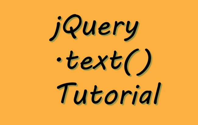 jQuery Text Method – .text() – Complete Usage Guide with Codes