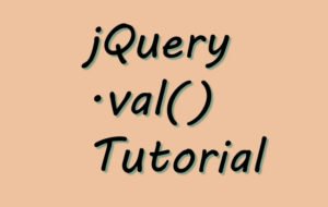 jquery val