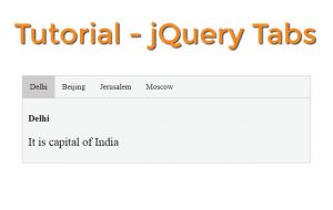 jquery tabs