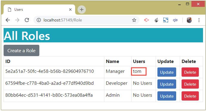 removing users from identity role