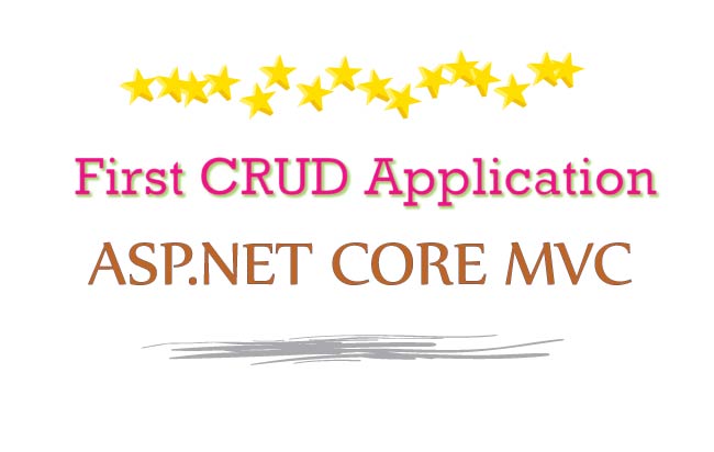 first crud application aspnet core