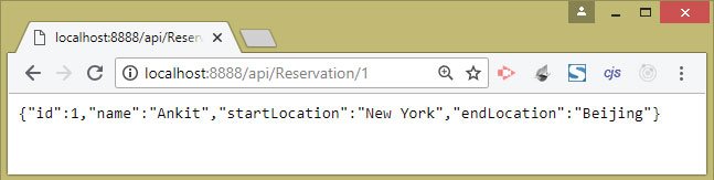 1st reservation json asp.net core web api