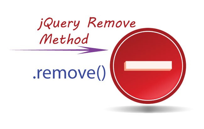 How to use jQuery Remove Method for removing Elements from DOM