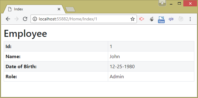 model binding example