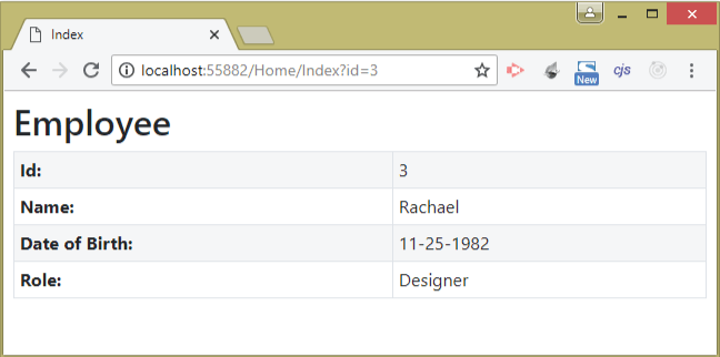 model binding tutorial