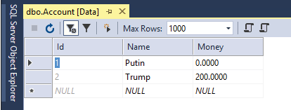 ado.net transaction commit