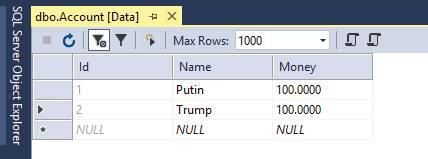 ado.net sqltransaction example