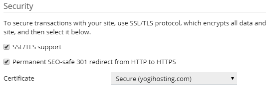 Applying SSL Plesk