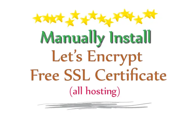 install let's encrypt ssl