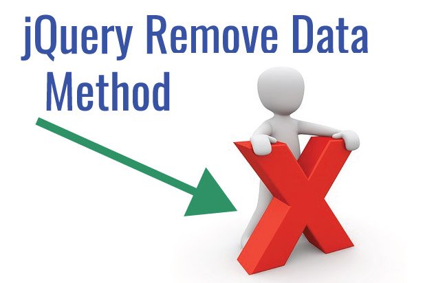 jQuery removeData() method – Used to remove attached data to elements