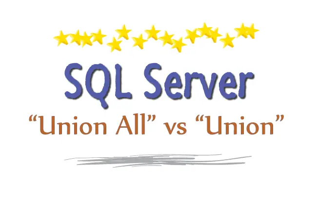 Complete Guide: Union all vs Union operators in SQL Server