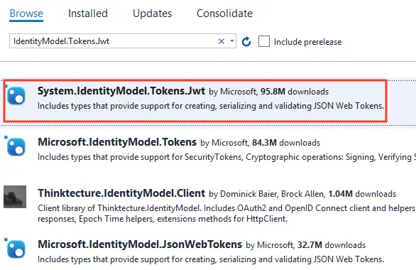 IdentityModel.Tokens.Jwt