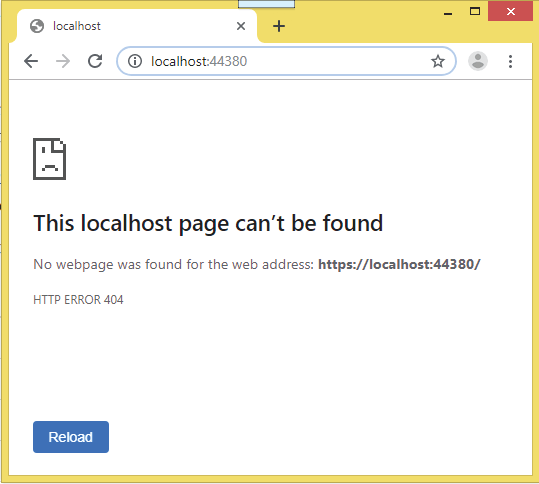 HTTP Error 404