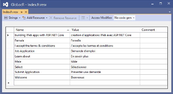 View French Resource File