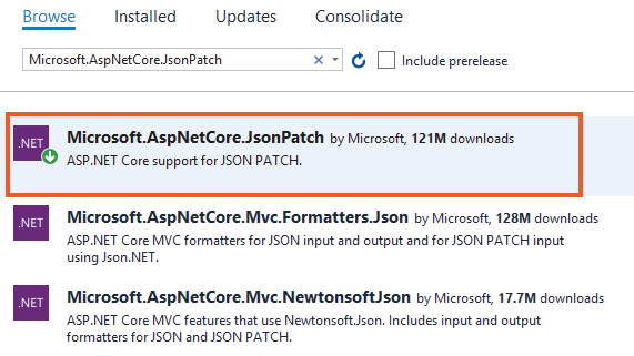 Microsoft.AspNetCore.JsonPatch