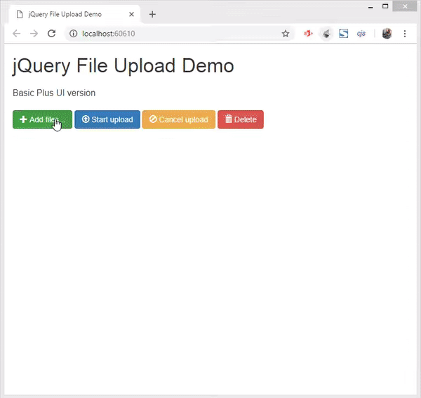 jQuery File Upload Demo