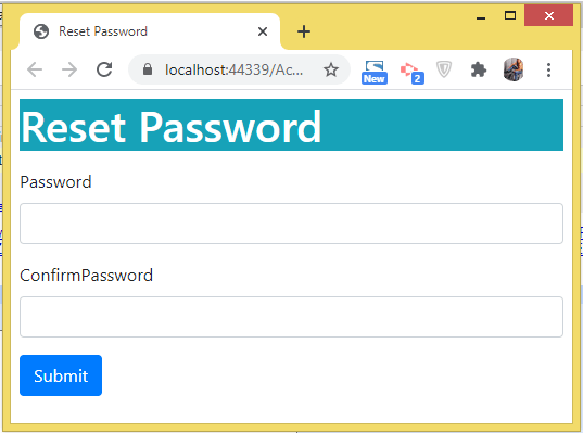 asp.net core identity reset password