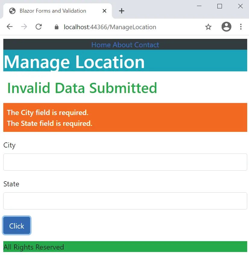 Blazor ValidationSummary custom styling