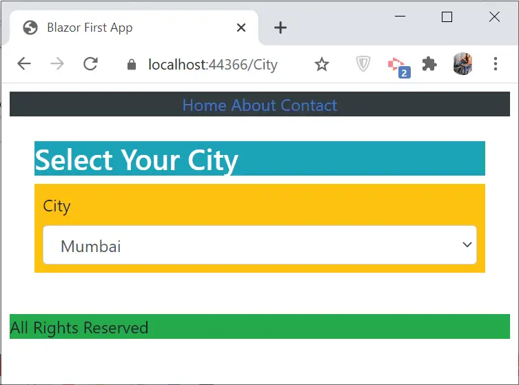 blazor Component Parameter