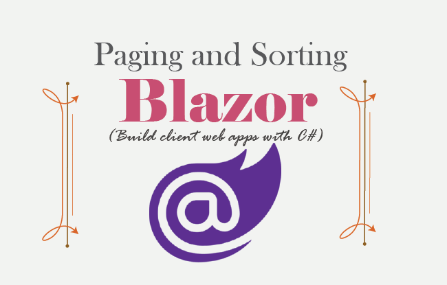 Blazor Number Paging and Sorting