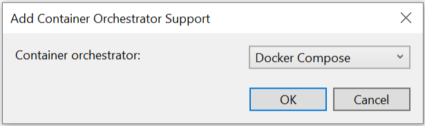 Add Container Orchestrator Support Visual Studio