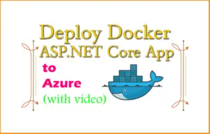deploy docker-aspnet-core-azure