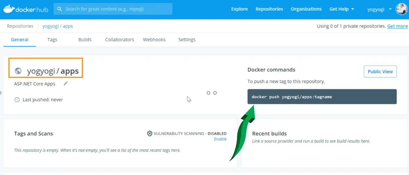 repository docker hub