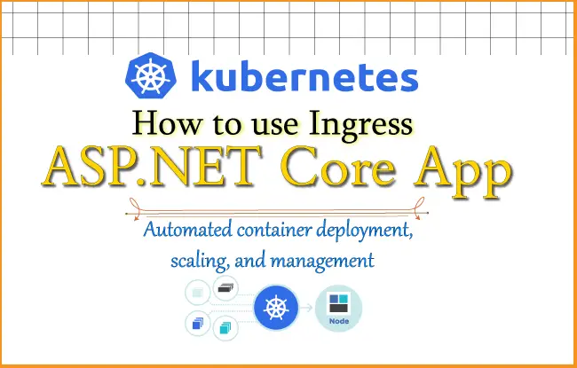 How to use Kubernetes Ingress on an ASP.NET Core app