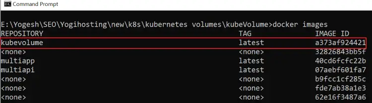 kubevolume docker image