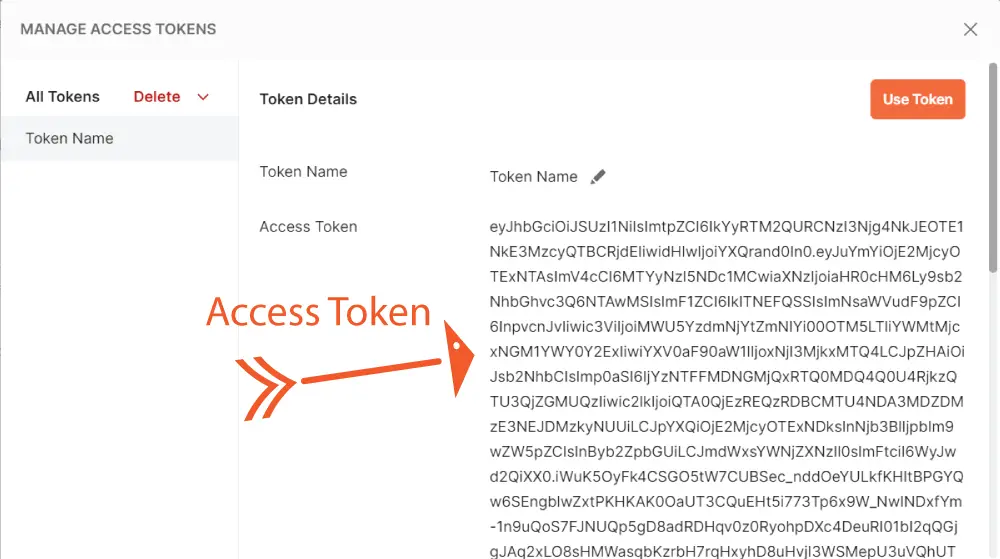 IdentityServer Tokens Postman