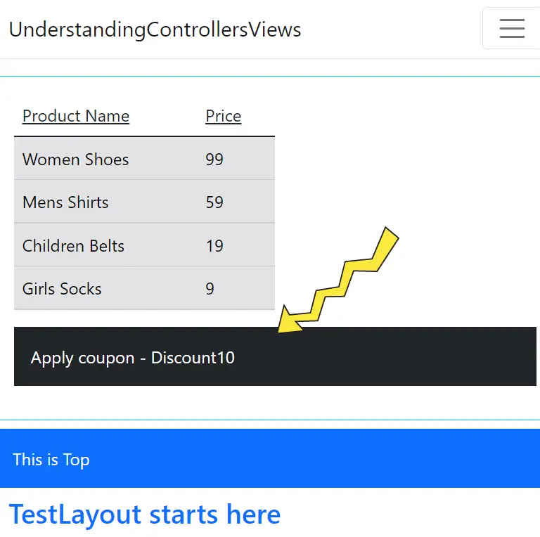 dependency injection view components