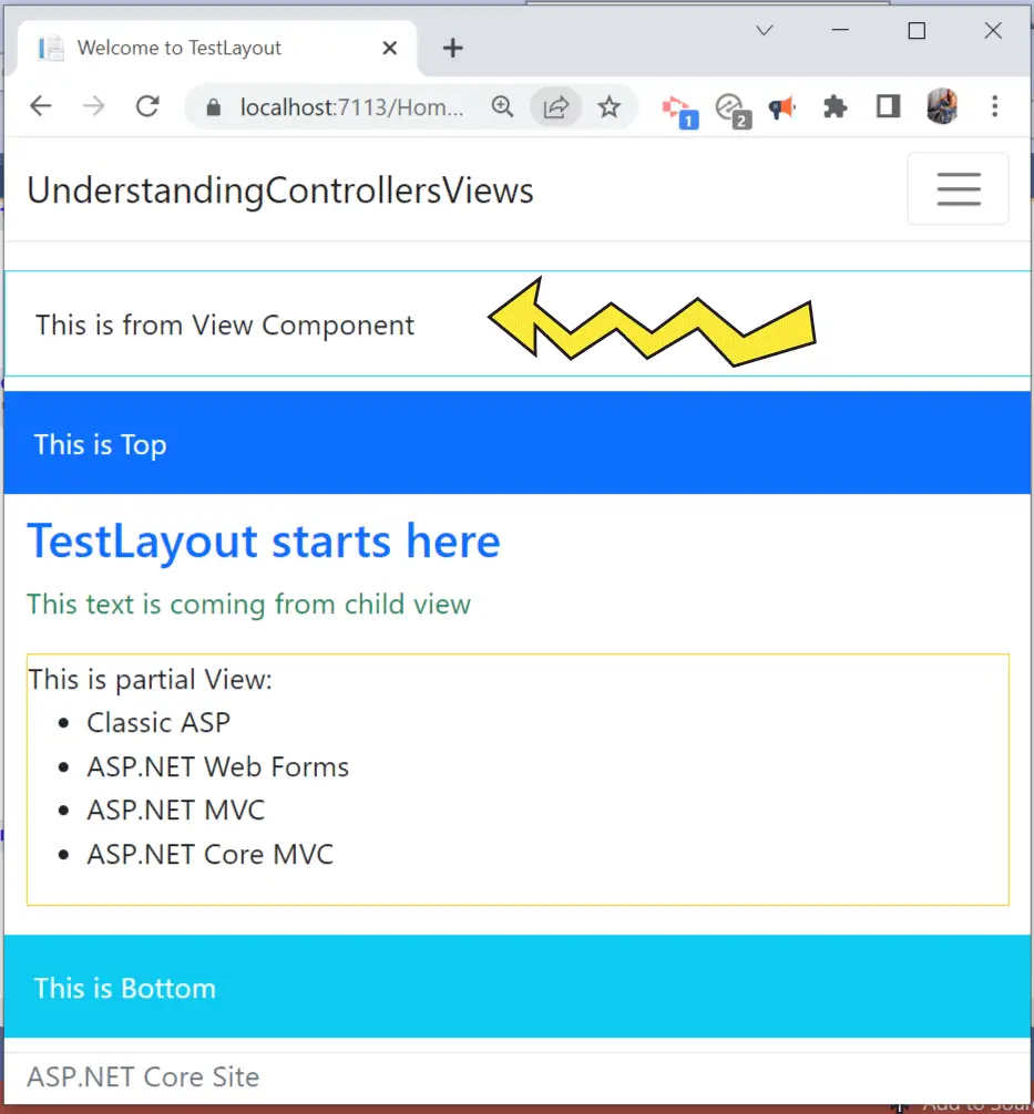 view component example